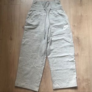 Nike Sweats! Wide legged and cropped.